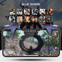 Confiavel 1 Pair Blue Shark Mobile Game Controller Trigger L1 R1 Sensitive Shoot And AimGaming Accessory Kit image 5