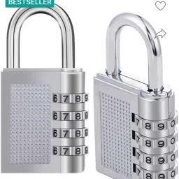 henji Corslet 4 Digit Number Combination Travel Luggage Password Lock For Home Combination Lock image 2