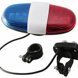 4-Tone Whistle Red Blue Police Light Lamp Electric Horn Bell Bell-picture-27