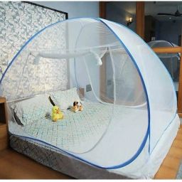 Polyester Adults Washable Foldable Machhardani - Single Bed Size 200 cm (6ft) X 120 cm (4ft) X 130 cm Mosquito Net-5