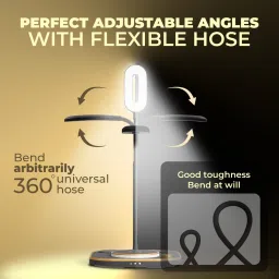 JCBL Accessories 5-in-1 Wireless Charger for Mobile,Watch & Earbuds with Lamp Adjustable Lighting Charging Pad image 3