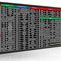 SIDGO Anti-Slip Keyboard Pad: Large Extended Pad /Microsoft Office Key Patterns Mousepad-image-44