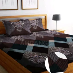 Reversible Cotton Double Bed Cover-18
