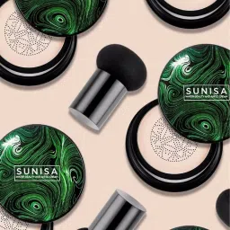 HUDABAR Mushroom Head Make up Air Cushion Moisturizing Foundation Air-permeable Natural Brightening Makeup BB CC Cream-15