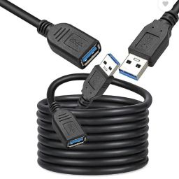 Lantech 2-in-1 Cable 2 A 3 m Stackfine Reversible USB 3.0 2A Type A Male to Female 3.0 Meter USB Extension Cable USB to USB 3.0 5GBps Data Transfer Speed Cord for Keyboard, Mouse, Flash Drive, Printer, Camera-image-69
