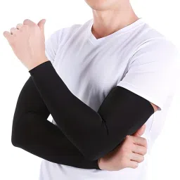 Sun UV Protection Sports Arm Sleeves for Men and Women Cycling Gloves-25