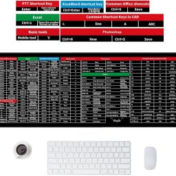 BANISTROKES Large Gaming , Office Software Excel English Shortcut Keys Mousepad Mousepad image 3