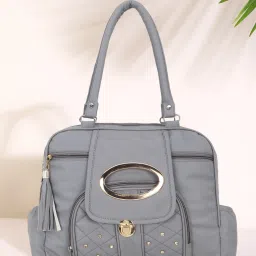 Women Grey Hand-held Bag-image-14
