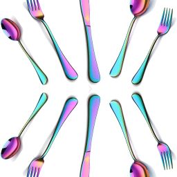 Cutlery Set, Dinnerware, Flatware, Stainless Steel Dinner Set Service Stainless Steel Cutlery Set-image-68