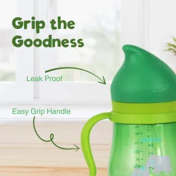 adore Mini bee Straw Sipper w Weighted Straw& Twin Handle- Swipe N Sip image 4