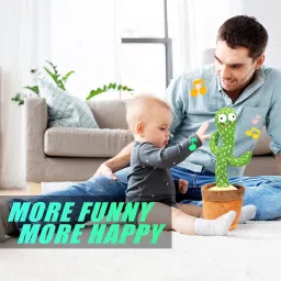 sonpal Singing Plush Toy Cactus with Lighting & Recording Function. image 2