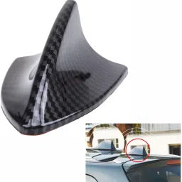 Car Fin Shark Antenna Car Shark Fin Antenna Black Texture Car Style Looks smarter Whip Vehicle Antenna-image-97