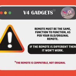 V4 Gadgets Compatible Remote Controller Air tel Remote Controller image 5