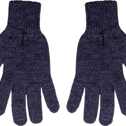Medium Grey Solid Winter Men Gloves-image-46