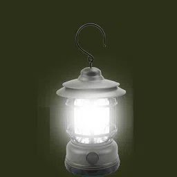 USB Rechargeable Camping Light, Hanging Lamp Green Metal, Plastic Hanging Lantern-12