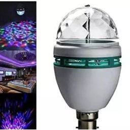 atr ATR 360 Degree LED Crystal Rotating Bulb, Disco LED Rotating Bulb Light Lamp Smart Bulb-25