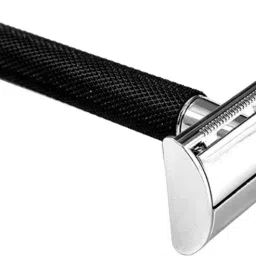 Elegant Butterfly Open Razor with Long Handle & Double Edge Blade Shaving, Men-40