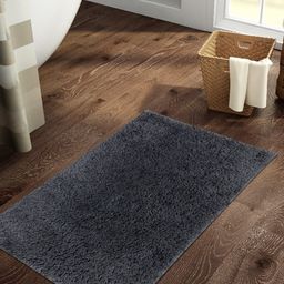 SPACES Day To Day Plus Drylon Grey 1434 GSM Acrylic Small Bath Rug-3
