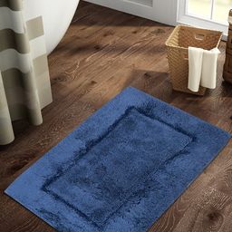 SPACES Hygro Navy Blue 2000 GSM Cotton Small Bath Rug-picture-16