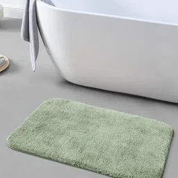 OBSESSIONS Green 2300 GSM Anti-Skid Bath Rugs-image-31