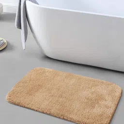 OBSESSIONS Beige 2300 GSM Anti-Skid Bath Rug-26