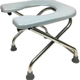 Constructed Stainless Steel Frame Comfortable For Elderly Pregnant Women Commode Chair-image-81