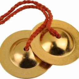 Manjeera Traditional Instrument Indian Music Dia : 3 Inches Kartal Instrument-image-68