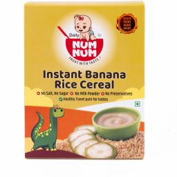 Instant Banana Rice Cereal | No Salt No Sugar | Cereal-image-45