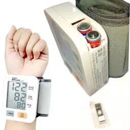 STANDARD Wrist Digital Blood Pressure Monitoring Machine - (Digital measuring device meter easy to operate automatic machine at home)* Bp Monitor image 5