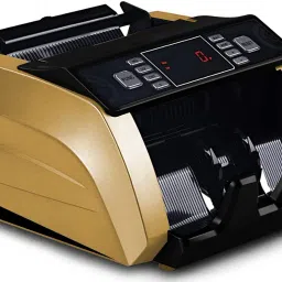 Drop2Kart Cash Counter with UV/MG Fake Bill Detection, All INR Currency Support, TFT LED Display with FakeNote Alarm Note Counting Machine-93