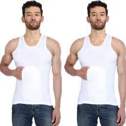 Pack of 2 InterLock-PKT-RN Men Vest-image-3