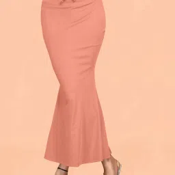 SCUBE DESIGNS SC_PC_TEX_FLARE_3811_PEACH Polyester Petticoat-image-64