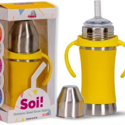 Soi! The Wideneck Silicon Straw with stainless steel sipper with Sleeve-image-43