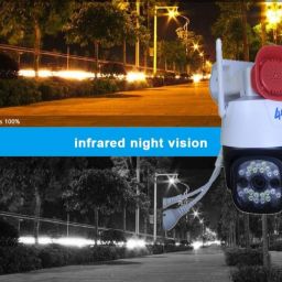 favone 3MP 360 PTZ View Motion Detection 2-Way Audio/Siren Color Night Vision (4G SIM) Security Camera image 3