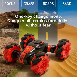 nexgen_toys Gesture Control RC Stunt Car with Smoke, LED Lights & 360° Spin image 3