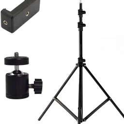 BASS BLING Best 2.1m Live Video Multi-function Tripod with Holder Clamp for camera & mobile Tripod, Tripod Ball Head-22