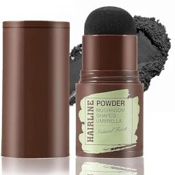 Hairline Powder, Hair Shading Sponge Pen with Hairline Shadow Powder Stick , Black-image-60
