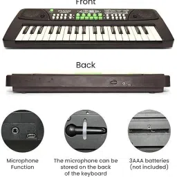 just97 37-Key Musical Piano Keyboard with Microphone 430A1 Song Record Feaure_P766 image 4