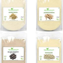 Ashwagandha, Safed White Musli, Kaunch Seed, Shatavari Powder, Testesterone Churna-image-3