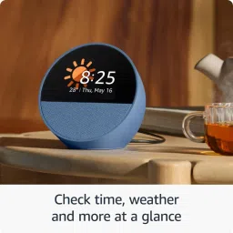 Alexa Echo Spot (2025 release), Smart alarm clock with vibrant sound and Bluetooth with Alexa Assistant Smart Speaker image 3