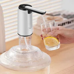 gjshop Mini Foldable Bottle Pump USB Electric Dispenser for 20 Litre Jar Bottled Bottled Water Dispenser-picture-10