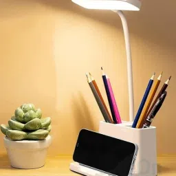 Powerful Rechargeable Emergency lamp with Pen|Mobile Holder Desk Study Lamp-22