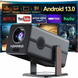 TOPPRO HM103 | Android 13 | Full HD | 2GB/16GB | WiFi6/BT5 | 270° Rotation | Auto Focus (6000 lm / 1 Speaker / Wireless / Remote Controller) Portable Projector-20