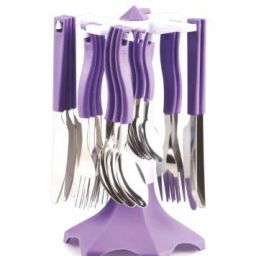 Stainless Steel 24 Pisces Spoon Set Stainless Steel, Plastic Cutlery Set-image-18