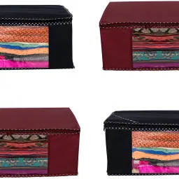 PRAHAN INTERNATIONAL Soiled Garment Bag , Apparel Storage, Appliance Covers QWV148 for Sarees Cloths Polyester Laundry Bag-picture-25