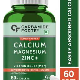 Calcium Magnesium Zinc Tablets for Women & Men | Bone Health Supplement-image-98