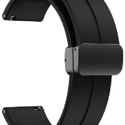 Thuban 22MM Magnetic Watch Band with Folding Buckle and Sleek & Secure Design 22 mm Silicone Watch Strap-image-1
