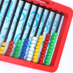 flyhigh 2 In 1 Counting Slate Abacus & Black Board On The Back For Kids image 3