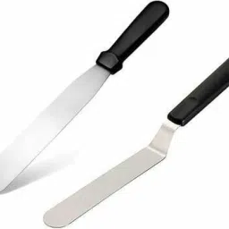 Cake Smoother (8 inch, Straight + Angular) Kitchen Tool Set-12