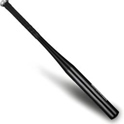 34 Inches Aluminum Alloy Baseball bat with Rubber Grip (Black) Aluminium Baseball Bat For 15+ Yrs-image-49